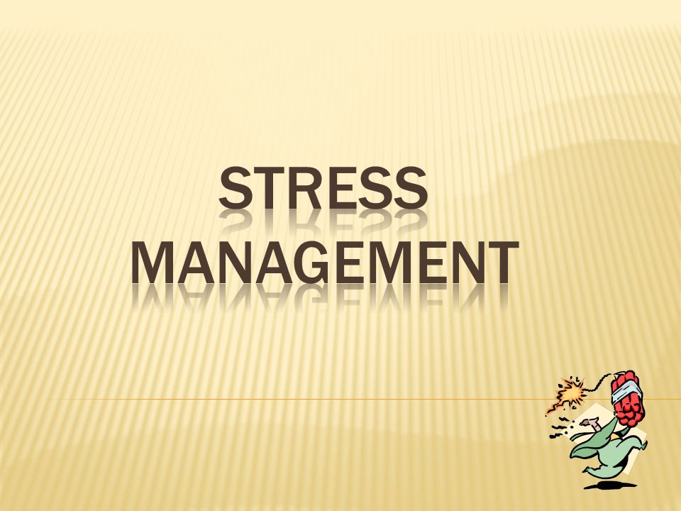 stress management ppt